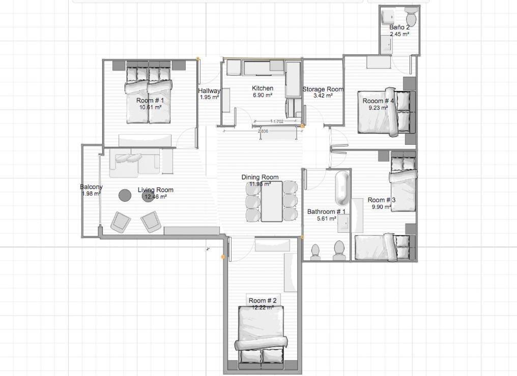 Acogedor Apt 8Pax 4Bdr 2Bth- Cozyhomesevilla2 Екстериор снимка